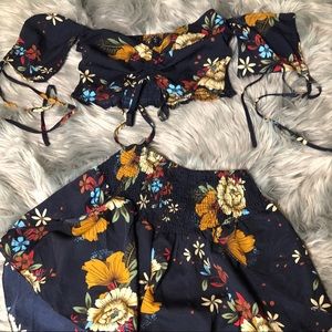 Floral two piece set